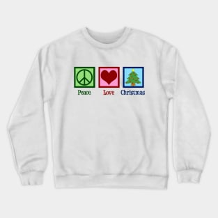 Peace Love Christmas Crewneck Sweatshirt